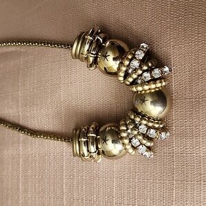 Gold-Tone Statement Necklace, Pre-loved